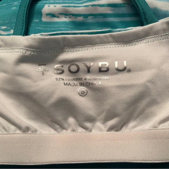 Soybu Turquoise Striped Dress - Picture 7 of 7